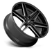 DUB 1PC S267240084+25 S267 24X10 6X5.5 G-BLK MILL 25MM - Truck Part Superstore