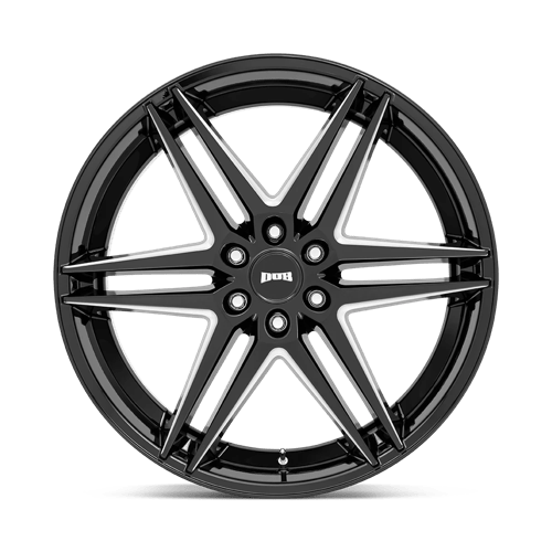 DUB 1PC S267240084+25 S267 24X10 6X5.5 G-BLK MILL 25MM - Truck Part Superstore