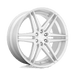 DUB 1PC S270240084+25 S270 24X10 6X5.5 SLV BRSH-FC 25MM - Truck Part Superstore
