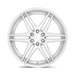 DUB 1PC S270260084+25 S270 26X10 6X5.5 SLV BRSH-FC 25MM - Truck Part Superstore