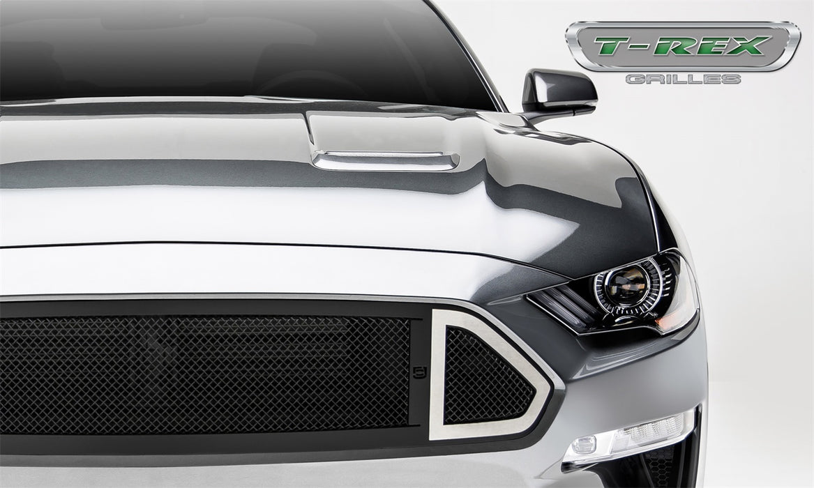 T-Rex Grilles DJ10550 DJ Series Grille; Small Mesh; Mild Steel; Black; 1 Pc; Insert; - Truck Part Superstore