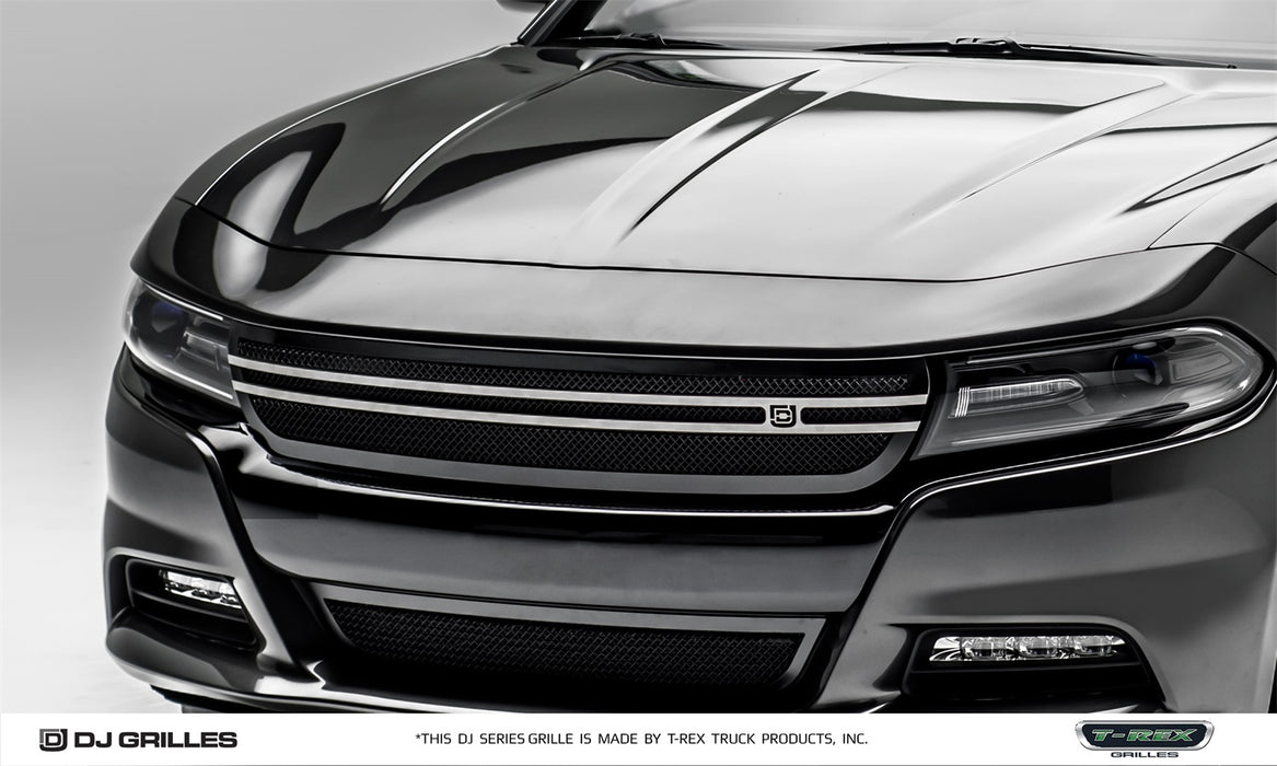 T-Rex Grilles DJ14761 DJ Urban Series Grille; Small Mesh; Mild Steel; Black; 1 Pc; Insert; - Truck Part Superstore