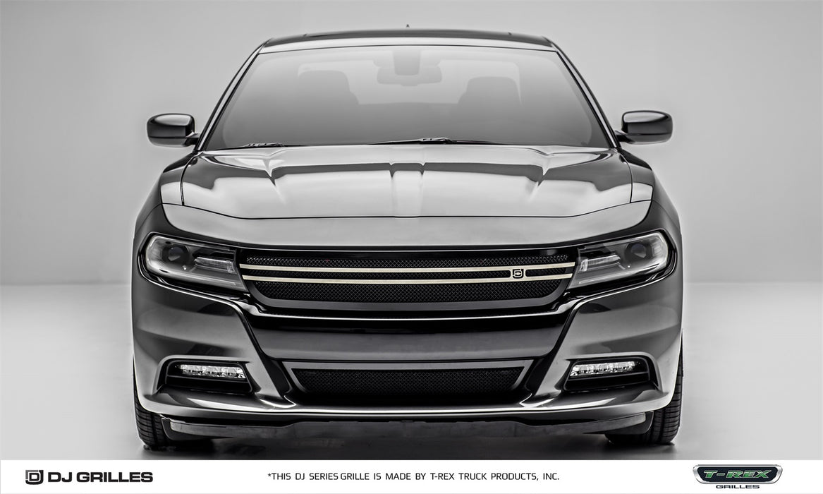 T-Rex Grilles DJ14761 DJ Urban Series Grille; Small Mesh; Mild Steel; Black; 1 Pc; Insert; - Truck Part Superstore