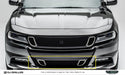 T-Rex Grilles DJ24801 DJ Strada Series Bumper Grille; Small Mesh; Mild Steel; Black; 1 Pc; Overlay; - Truck Part Superstore