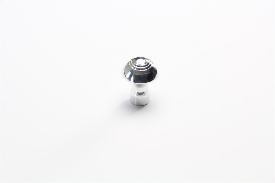 Lokar DK-001P Dash Knob; 3/16 in. Size; Deco Style; Polished; - Truck Part Superstore