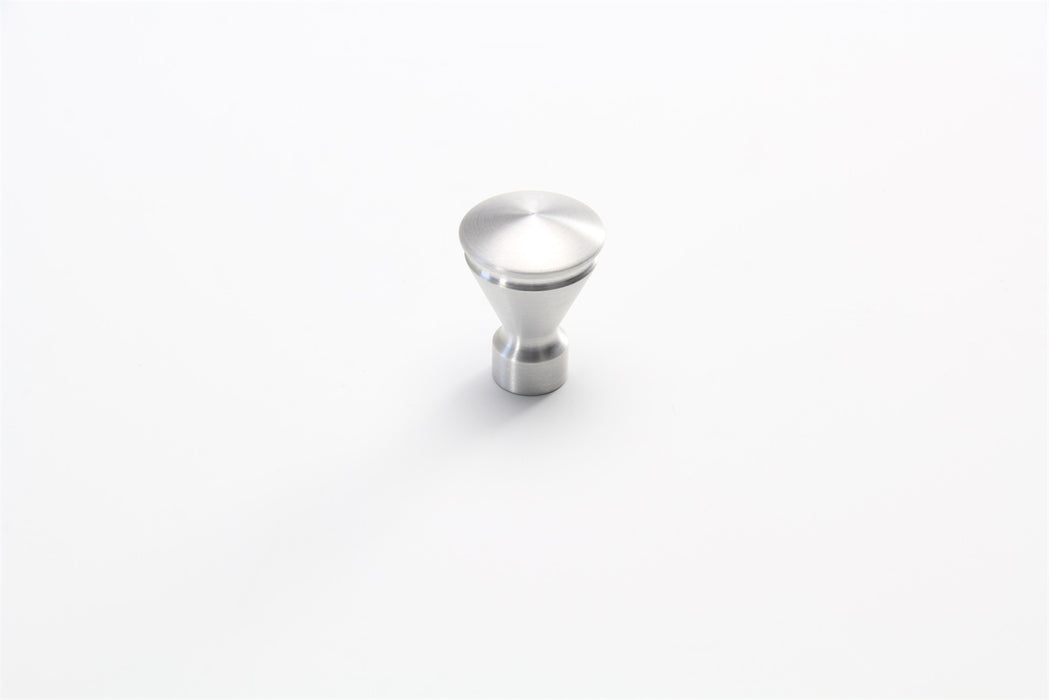 Lokar DK-006 Dash Knob; 3/16 in. Size; Hi-Tech Style; Brushed; - Truck Part Superstore