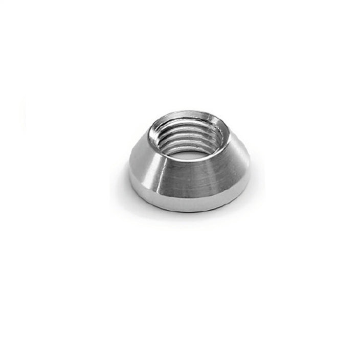 Lokar DK-008 Dash Knob Bezel; 7/16 in.-20 Size; Female; Hi-Tech Style; Brushed; - Truck Part Superstore