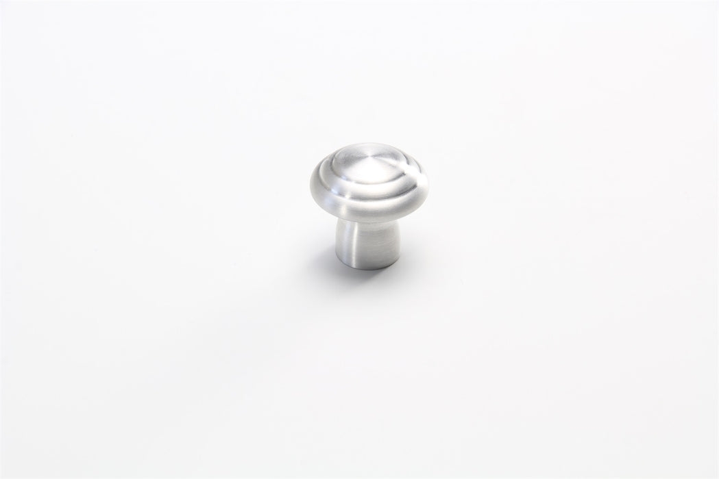 Lokar DK-011 Dash Knob; 3/16 in. Size; Lucille Style; Brushed; - Truck Part Superstore