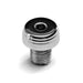 Lokar DK-014C Dash Knob Bezel; 7/16 in.-28 Size; Male; Lucille Style; Chrome; - Truck Part Superstore