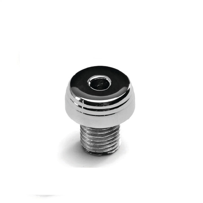 Lokar DK-014P Dash Knob Bezel; 7/16 in.-28 Size; Male; Lucille Style; Polished; - Truck Part Superstore
