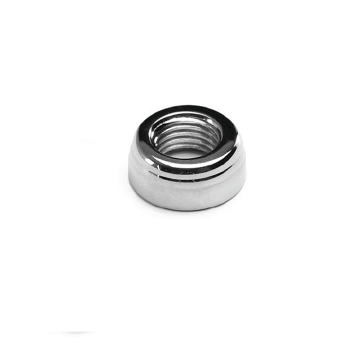 Lokar DK-015P Dash Knob Bezel; 7/16 in.-28 Size; Female; Lucille Style; Polished; - Truck Part Superstore