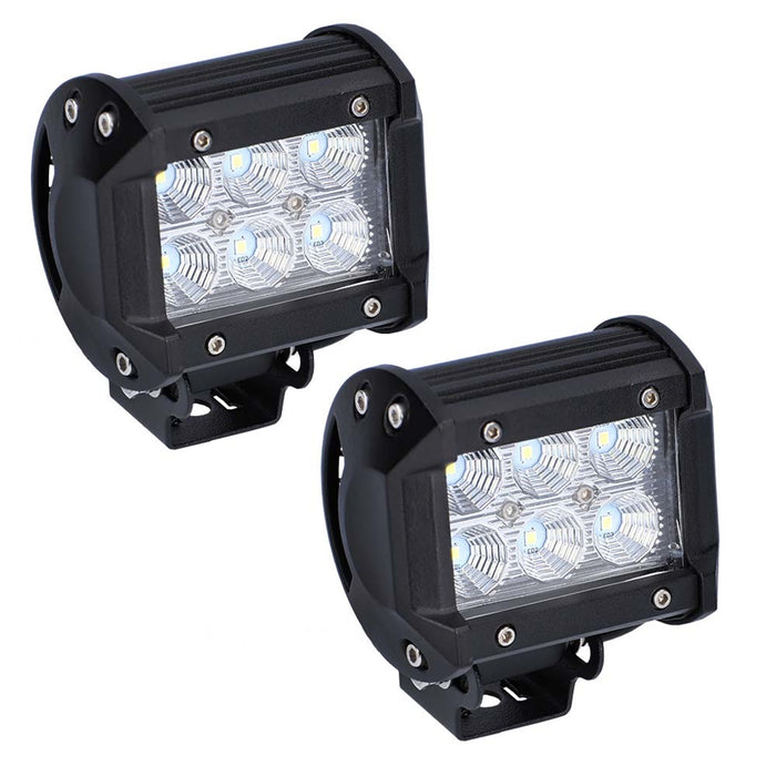 Metra Electronics DL-CL1 Dual Row LED Cube Lights; 4 in.; 6 LED; - Truck Part Superstore
