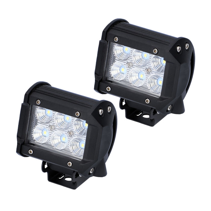 Metra Electronics DL-CL1 Dual Row LED Cube Lights; 4 in.; 6 LED; - Truck Part Superstore