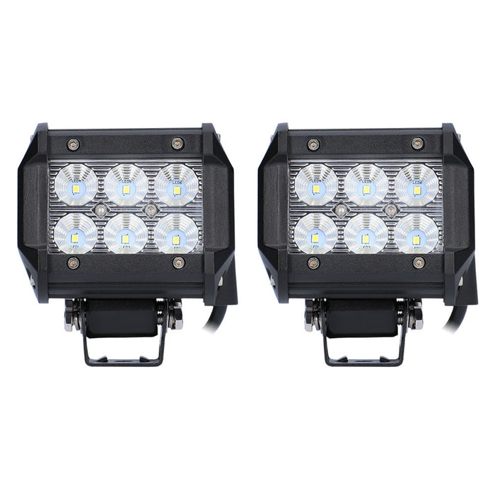 Metra Electronics DL-CL1 Dual Row LED Cube Lights; 4 in.; 6 LED; - Truck Part Superstore