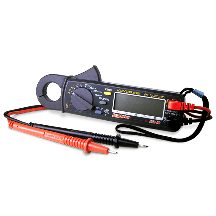 AutoMeter DM-40 DM-40; Digital Inductive Amp Probe and Multimeter - Truck Part Superstore