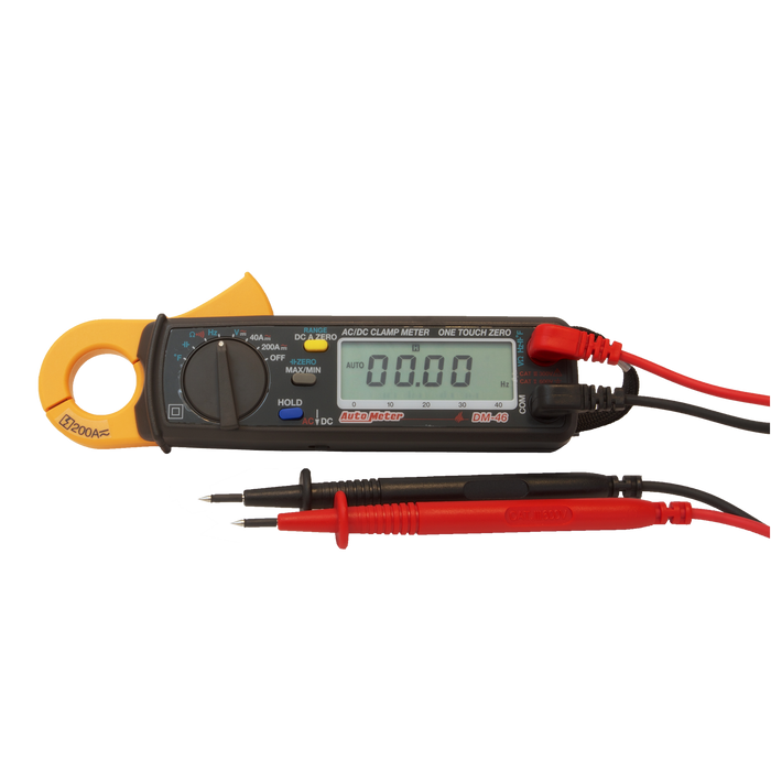 AutoMeter DM-46 DM-46; AC/DC Current Clamp Meter; High Resistance - Truck Part Superstore