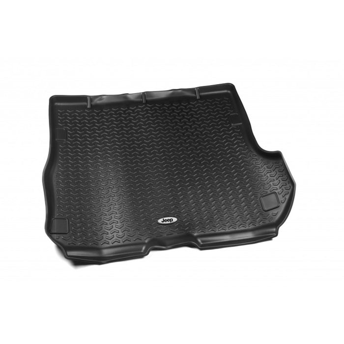 Rugged Ridge DMC-12975.35 All Terrain Cargo Liner; Black; Jeep Logo; Official Chrysler Licensed Product; - Truck Part Superstore