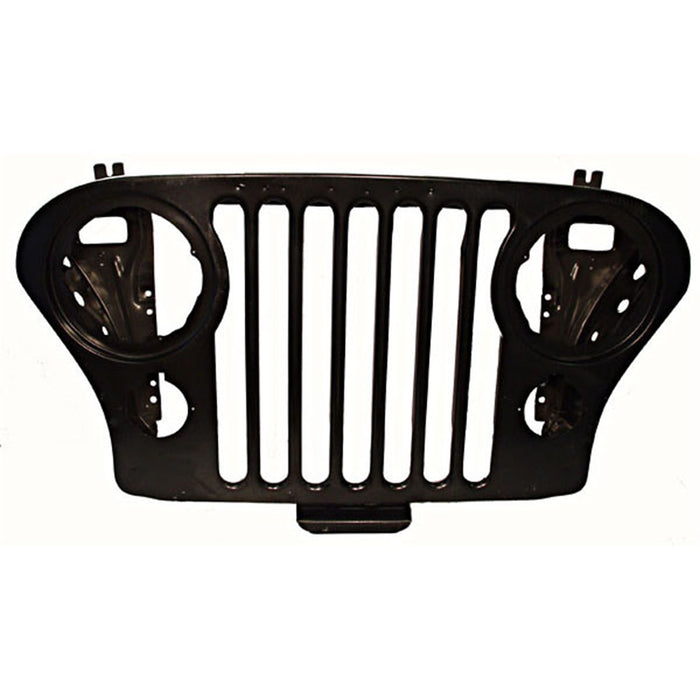 Omix DMC-5752656 Grille; Black Powder Coat; - Truck Part Superstore