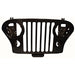 Omix DMC-5752656 Grille; Black Powder Coat; - Truck Part Superstore