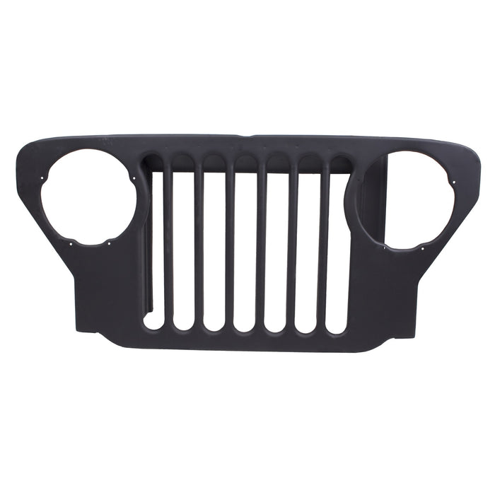 Omix DMC-673149 Grille; Black Powder Coat; - Truck Part Superstore