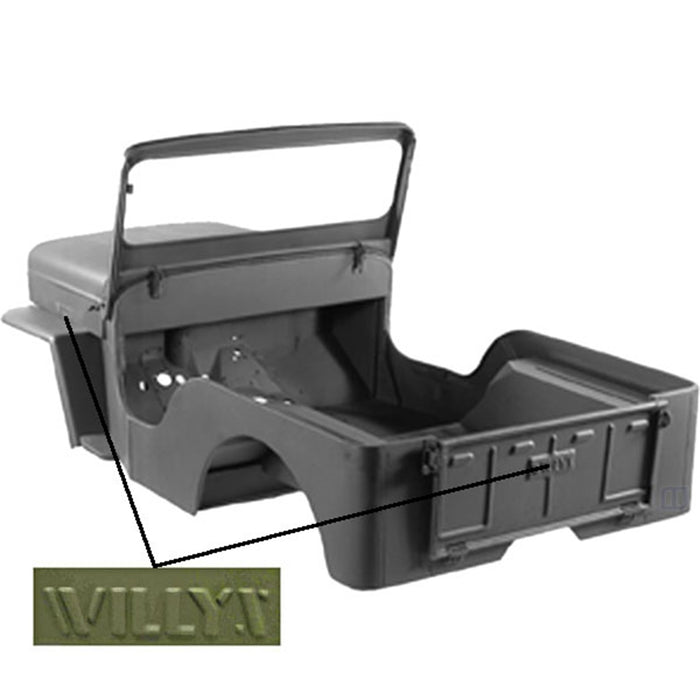 Omix DMC-693197 Body Tub Kit - Truck Part Superstore