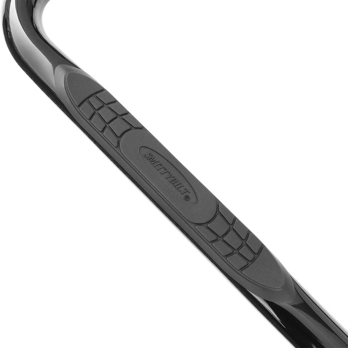 Smittybilt DN260-S4B Sure Steps 3 Inch Side Bar 09-15 Dodge Ram 1500 Quad Cab Gloss Black Smittybilt - Truck Part Superstore