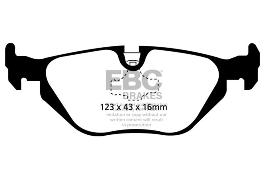 EBC Brakes DP51079NDX Bluestuff NDX Full Race Brake Pads - Truck Part Superstore