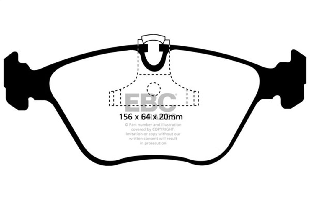 EBC Brakes DP51089NDX Bluestuff NDX Full Race Brake Pads - Truck Part Superstore