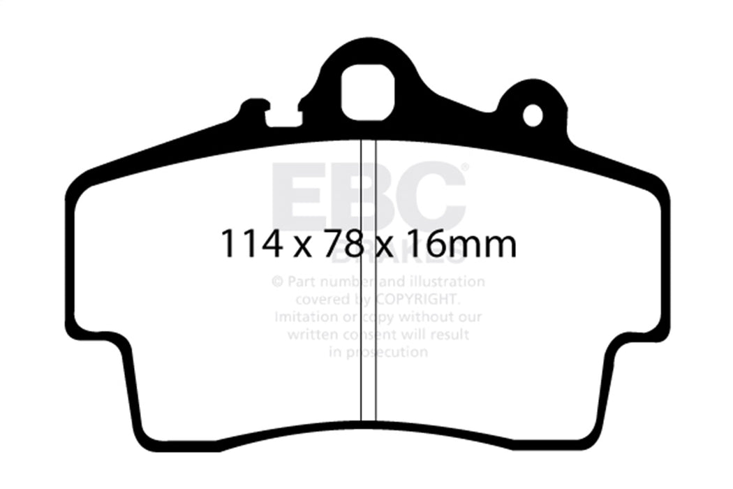EBC Brakes DP51207NDX Bluestuff NDX Full Race Brake Pads - Truck Part Superstore