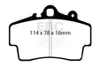 EBC Brakes DP51207NDX Bluestuff NDX Full Race Brake Pads - Truck Part Superstore