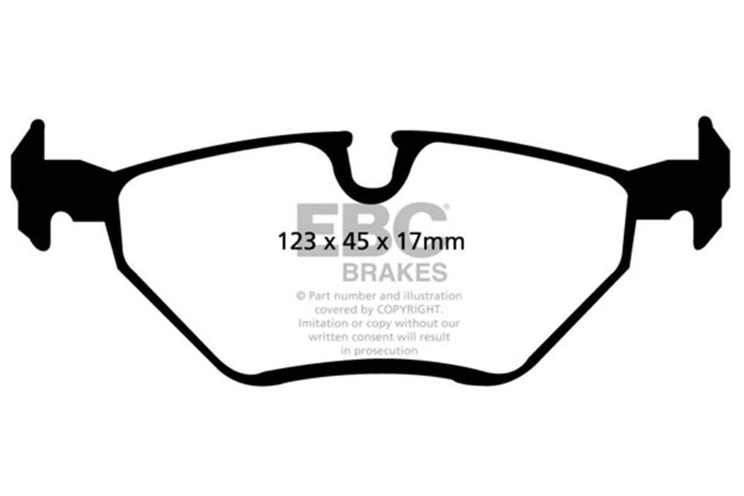 EBC Brakes DP51289NDX Bluestuff NDX Full Race Brake Pads - Truck Part Superstore