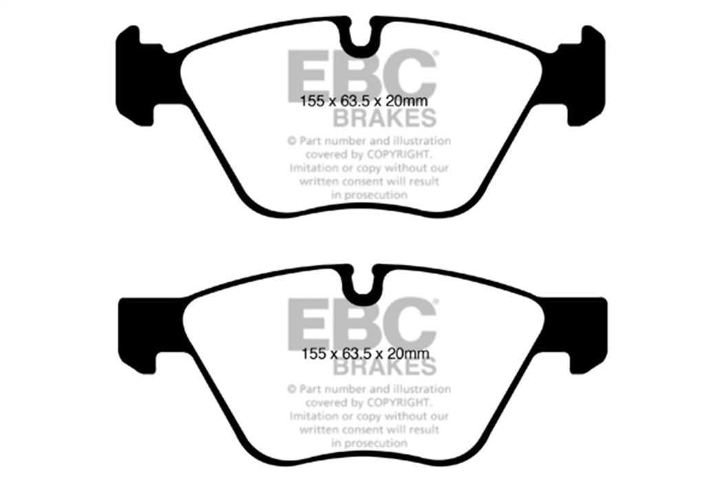 EBC Brakes DP51600NDX Bluestuff NDX Full Race Brake Pads - Truck Part Superstore