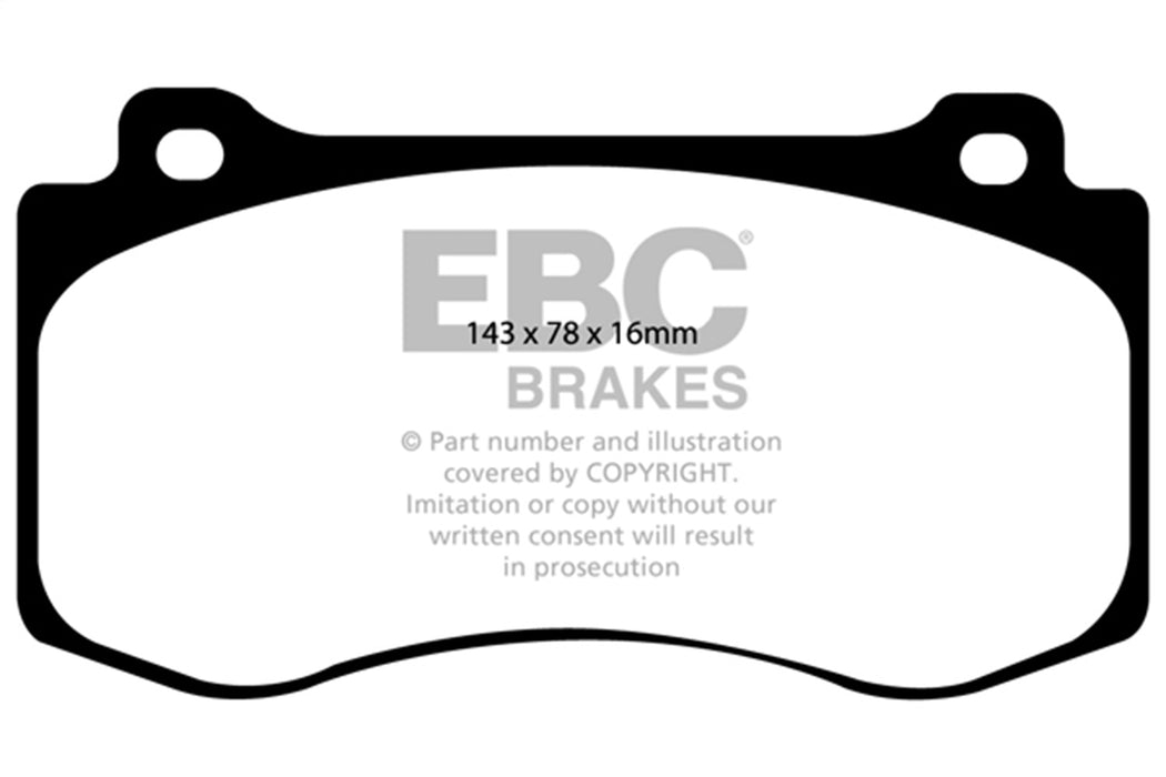 EBC Brakes ED91764 Truck/SUV Extra Duty Brake Pads - Truck Part Superstore
