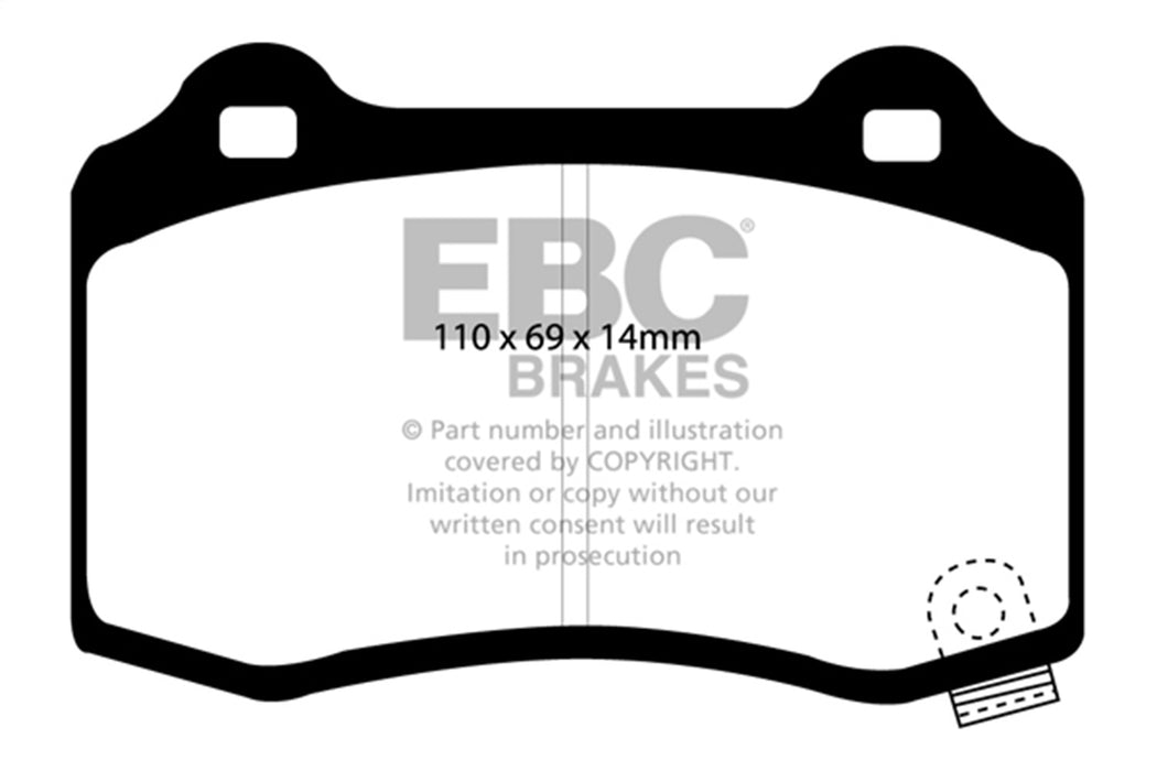 EBC Brakes DP21788 Greenstuff 2000 Series Sport Brake Pads - Truck Part Superstore