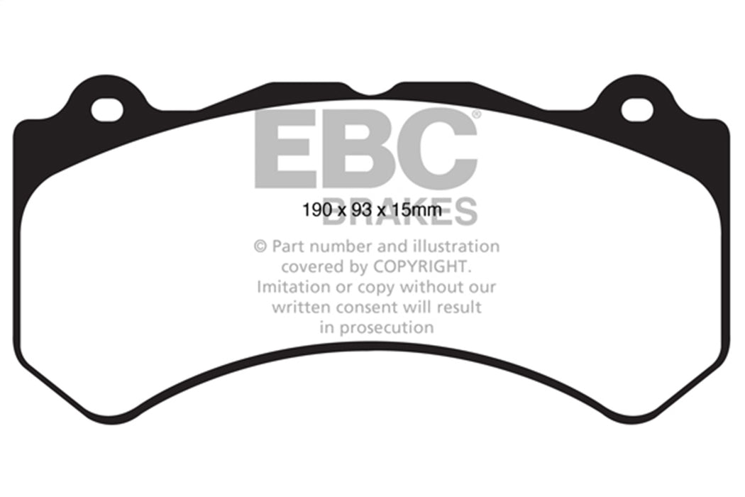 EBC Brakes ED91853 Truck/SUV Extra Duty Brake Pads - Truck Part Superstore
