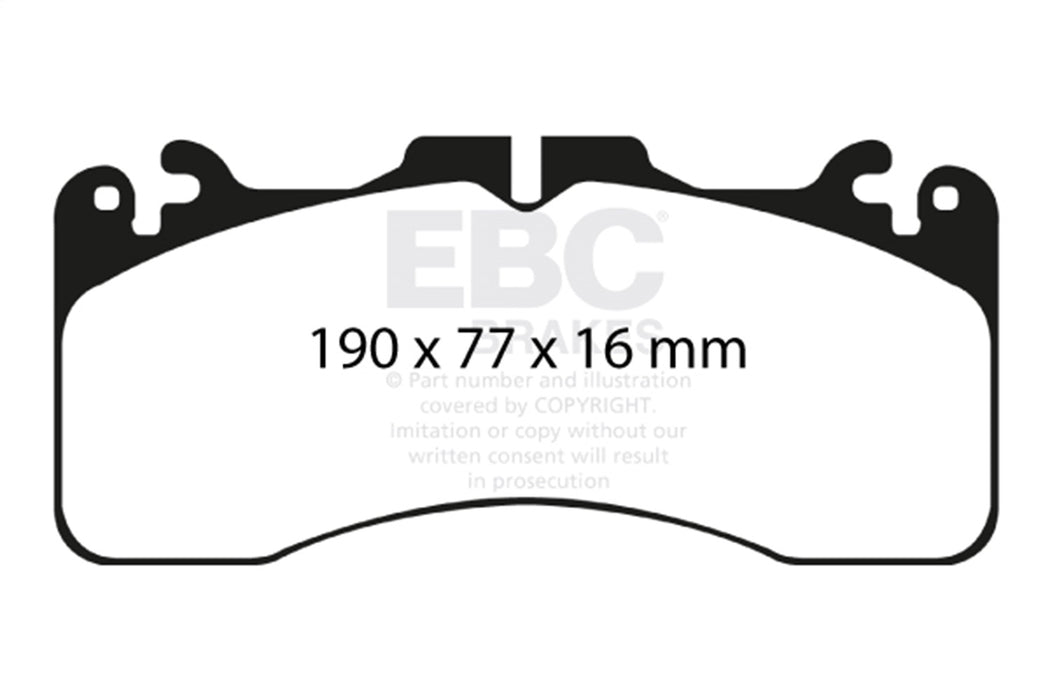 EBC Brakes DP51867NDX Bluestuff NDX Full Race Brake Pads - Truck Part Superstore