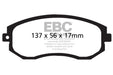 EBC Brakes DP51884NDX Bluestuff NDX Full Race Brake Pads - Truck Part Superstore