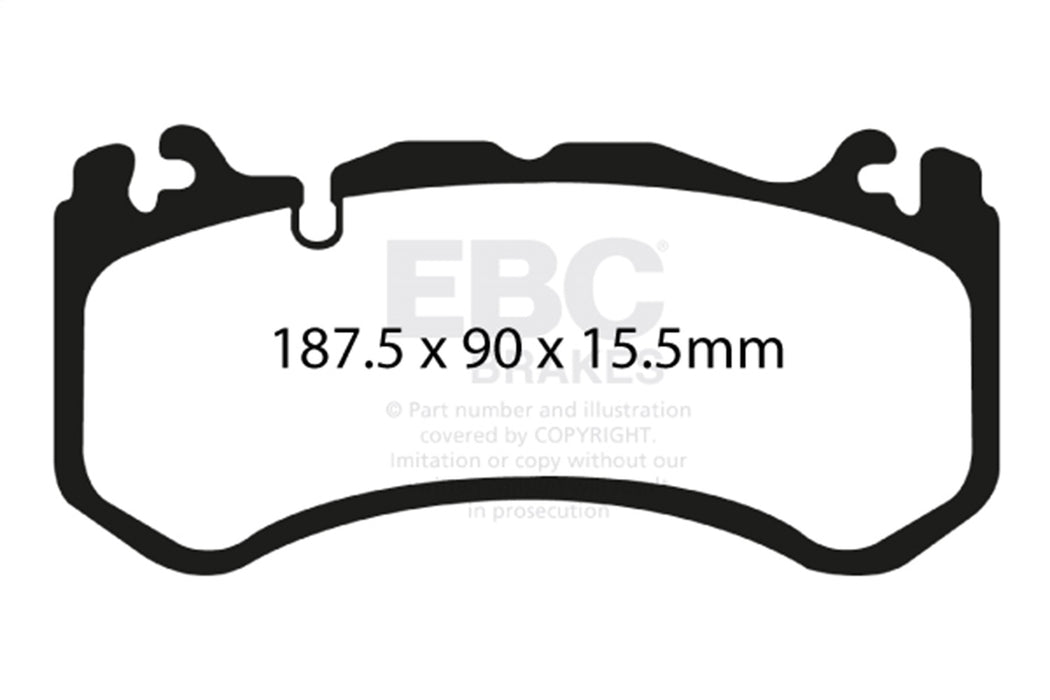 EBC Brakes ED91939 Truck/SUV Extra Duty Brake Pads - Truck Part Superstore