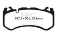 EBC Brakes ED91939 Truck/SUV Extra Duty Brake Pads - Truck Part Superstore
