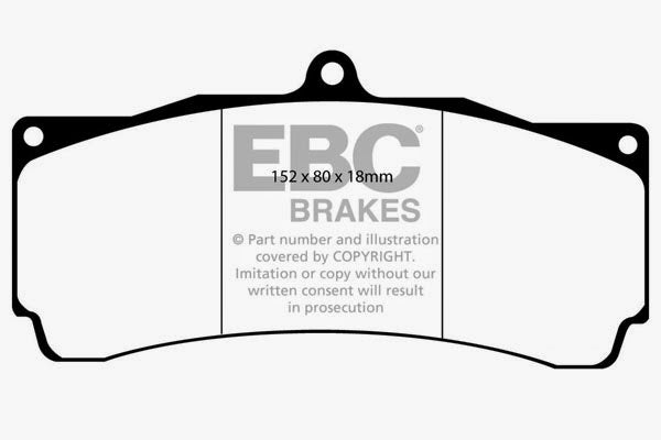 EBC Brakes DP2006 Greenstuff 2000 series is a high friction pad designed to improve stopping power - Truck Part Superstore