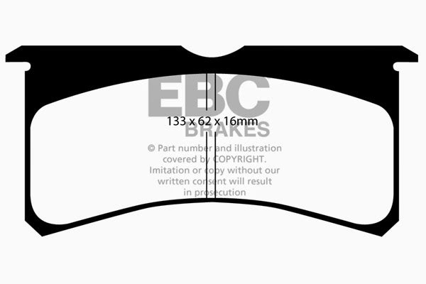 EBC Brakes DP2037 Greenstuff 2000 series is a high friction pad designed to improve stopping power - Truck Part Superstore
