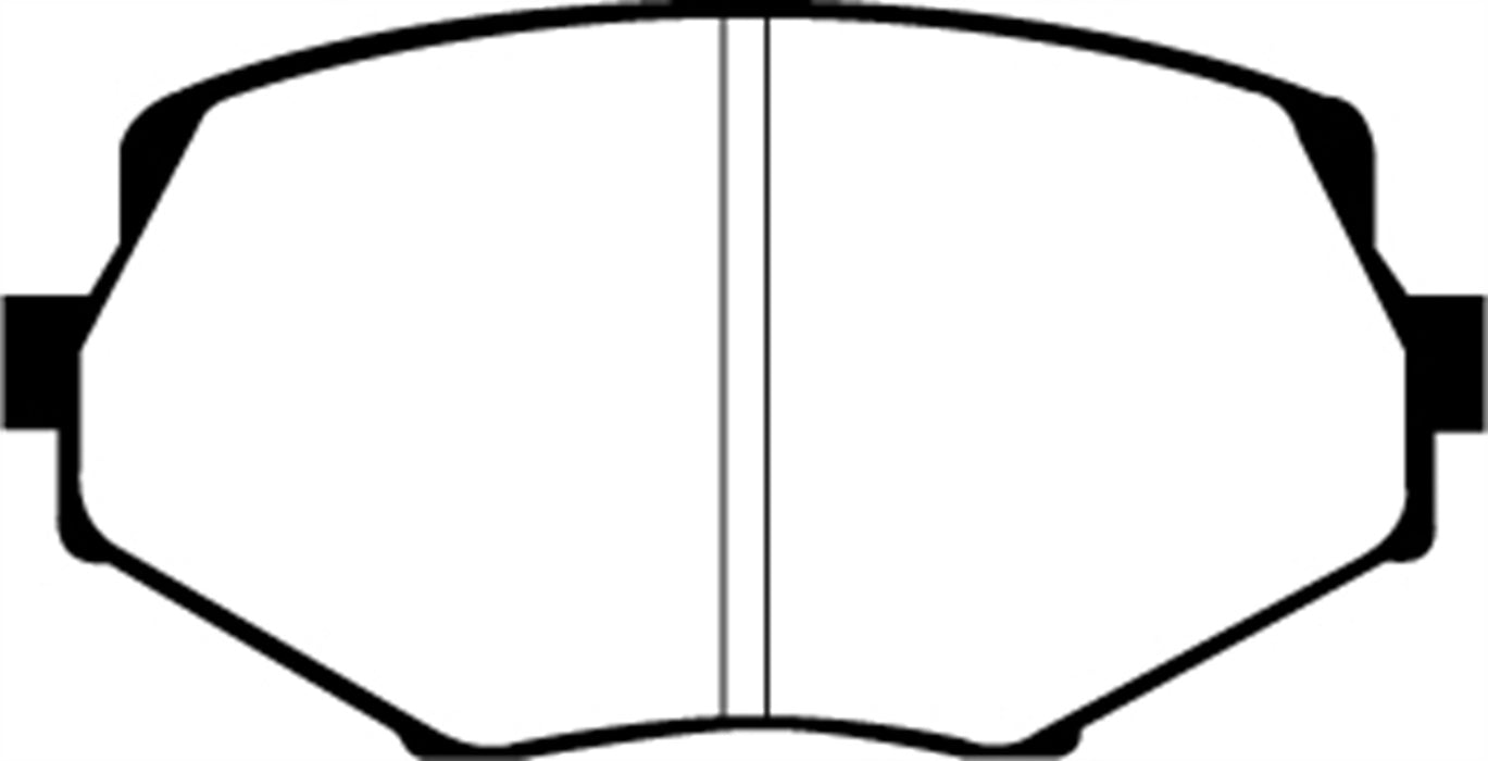 EBC Brakes DP21002 Greenstuff 2000 Series Sport Brake Pads - Truck Part Superstore