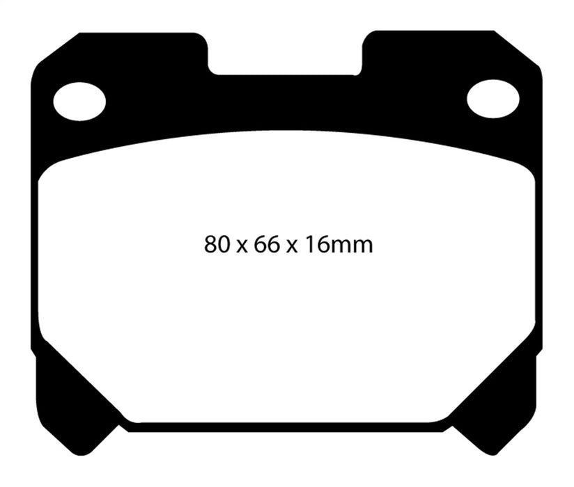 EBC Brakes DP21005 Greenstuff 2000 Series Sport Brake Pads - Truck Part Superstore