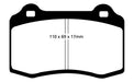 EBC Brakes DP21031 Greenstuff 2000 Series Sport Brake Pads; FMSI Pad No. D592; - Truck Part Superstore