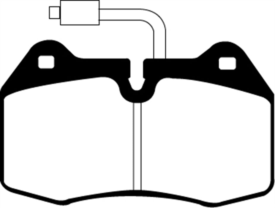 EBC Brakes DP21032 Greenstuff 2000 Series Sport Brake Pads - Truck Part Superstore