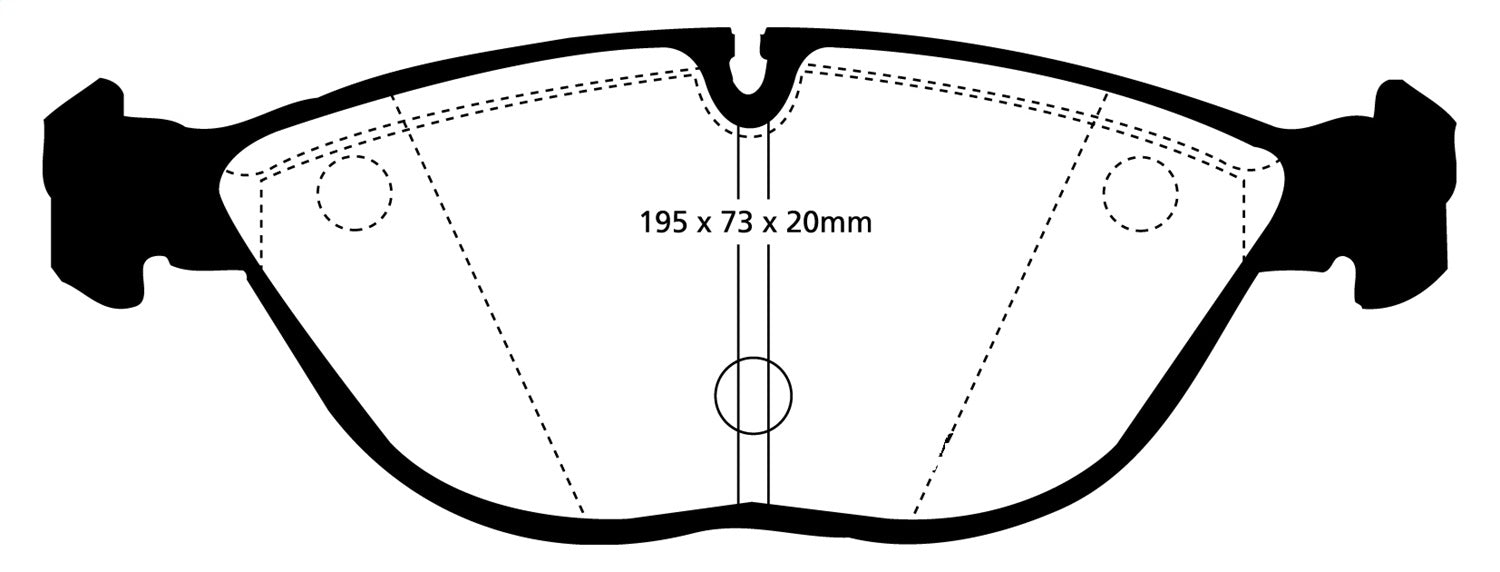 EBC Brakes DP21035 Greenstuff 2000 Series Sport Brake Pads - Truck Part Superstore