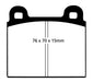 EBC Brakes DP2103 Greenstuff 2000 Series Sport Brake Pads - Truck Part Superstore