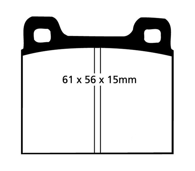 EBC Brakes DP2104 Greenstuff 2000 Series Sport Brake Pads - Truck Part Superstore