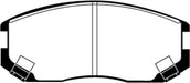 EBC Brakes DP21063 Greenstuff 2000 Series Sport Brake Pads; FMSI Pad No. D535; - Truck Part Superstore