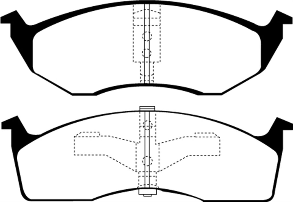 EBC Brakes DP21065 Greenstuff 2000 Series Sport Brake Pads - Truck Part Superstore